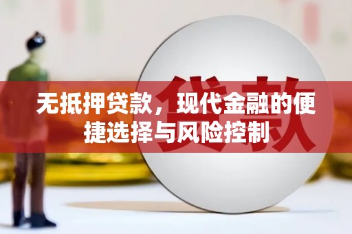 前镇无抵押贷款，现代金融的便捷选择与风险控制