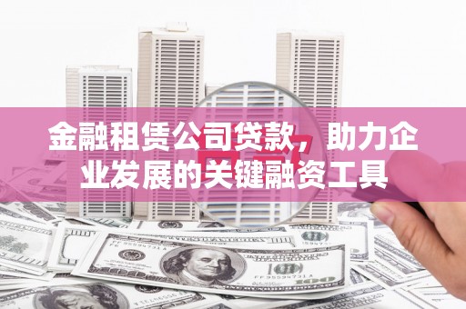 田林金融租赁公司贷款，助力企业发展的关键融资工具