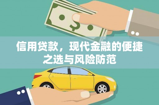 新界信用贷款，现代金融的便捷之选与风险防范