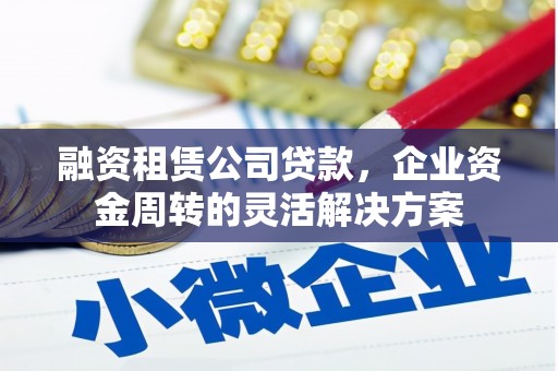 白山融资租赁公司贷款，企业资金周转的灵活解决方案