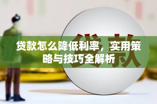 嘉黎贷款怎么降低利率，实用策略与技巧全解析