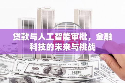 修武贷款与人工智能审批，金融科技的未来与挑战