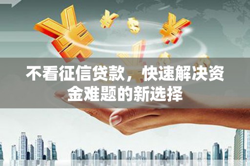 龙山不看征信贷款，快速解决资金难题的新选择