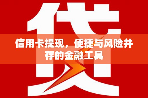 南长信用卡提现，便捷与风险并存的金融工具