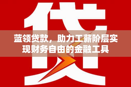 岳阳楼蓝领贷款，助力工薪阶层实现财务自由的金融工具